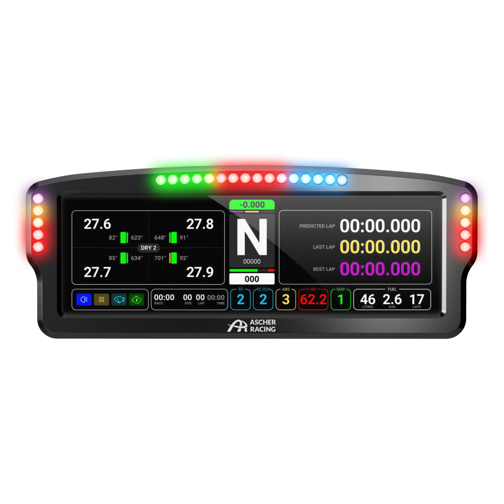 Ascher Racing 8" Dashboard