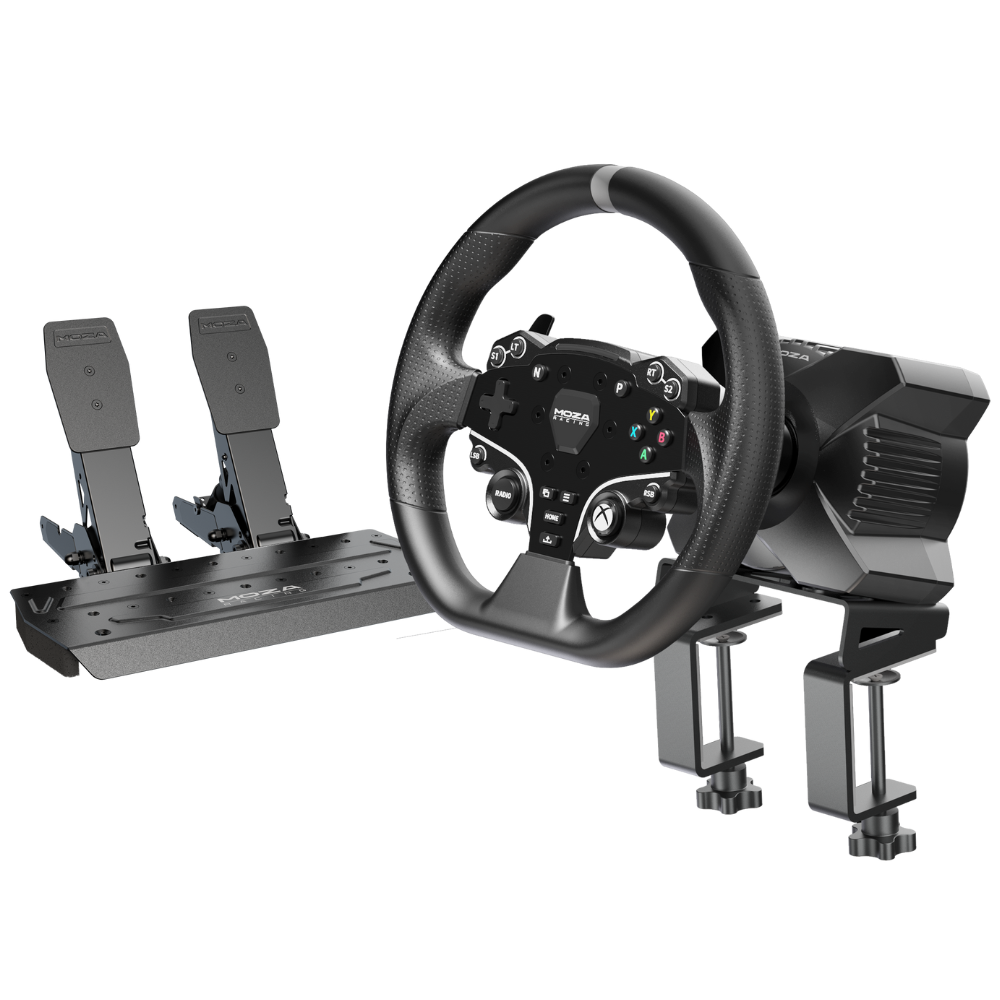 MOZA R3 Racing Wheel and Pedals