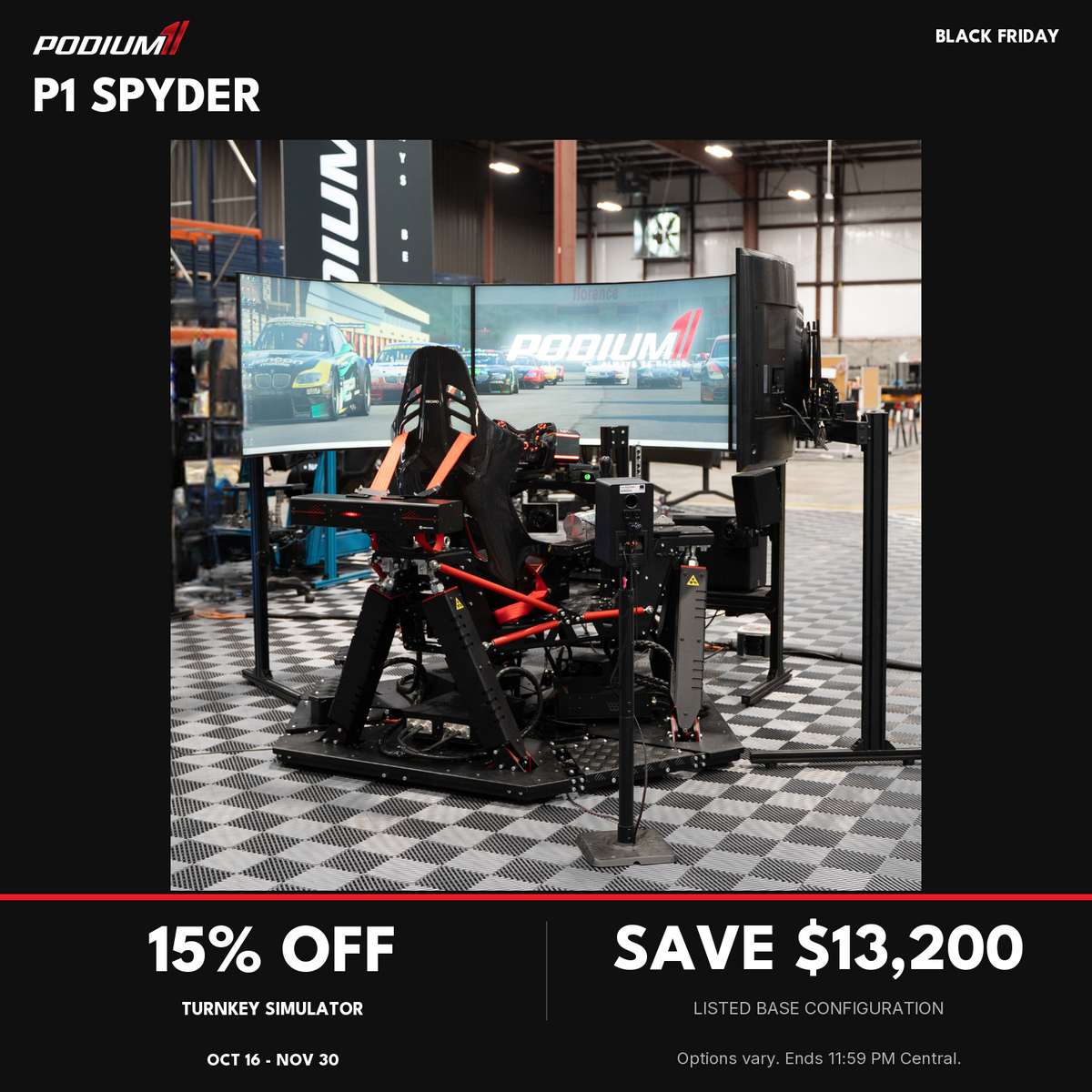 P1 Spyder 6DOF Turnkey