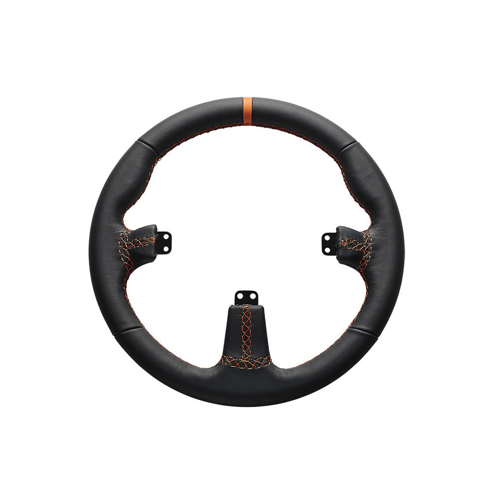 Asetek Round Leather w Orange Strip