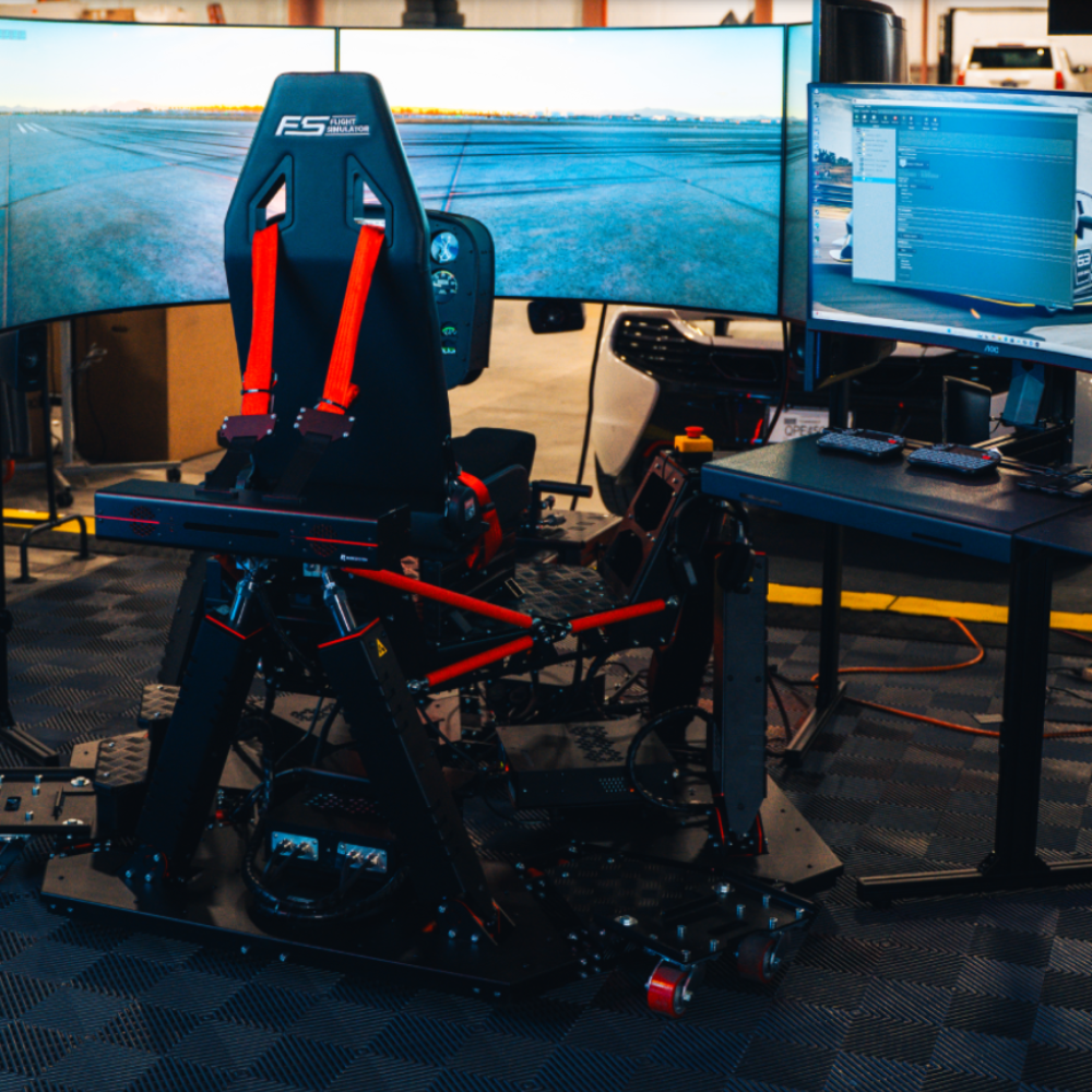 P1 Robinson R44 6DOF Heli Simulator