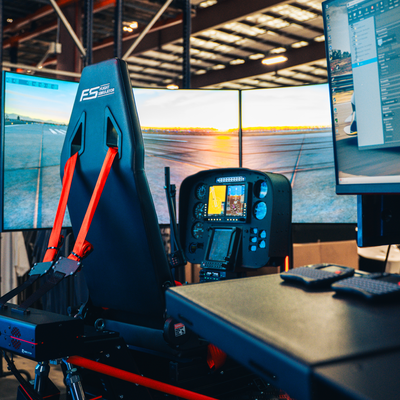 P1 Robinson R44 6DOF Heli Simulator