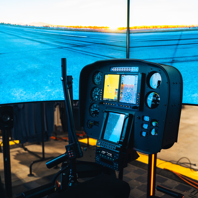 P1 Robinson R44 6DOF Heli Simulator