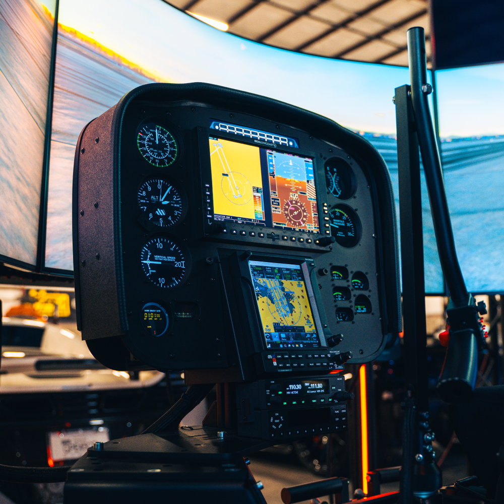 P1 Robinson R44 6DOF Heli Simulator