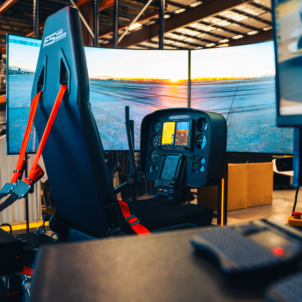 P1 Robinson R44 6DOF Heli Simulator