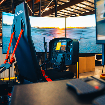 P1 Robinson R44 6DOF Heli Simulator