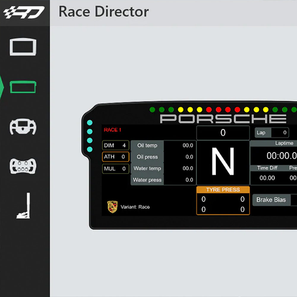 GRID Porsche 911 GT3 Cup Dashboard Display Unit