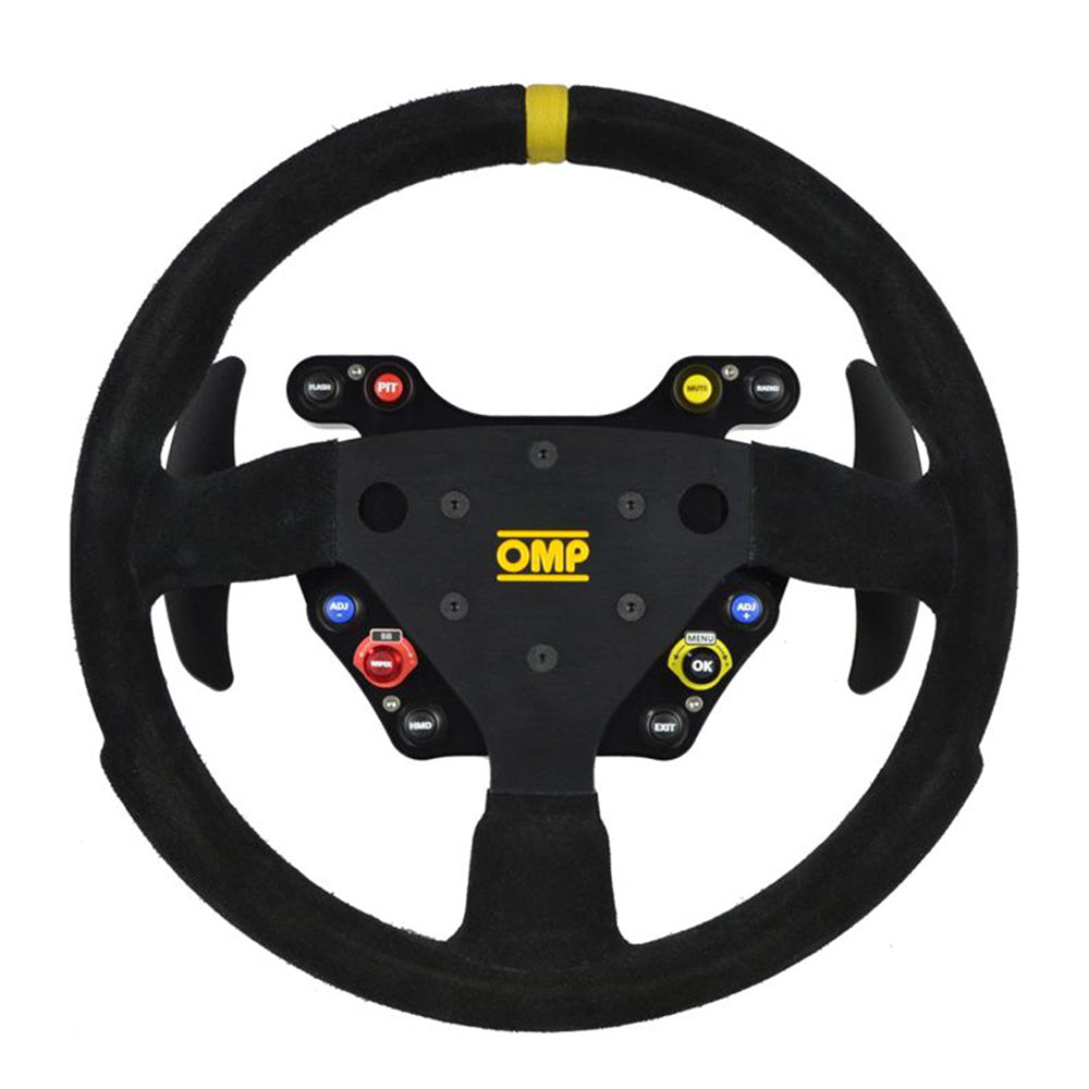 OMP Round Racing Wheel with Button Module