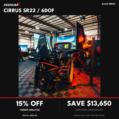 P1 6DOF Cirrus SR22 Flight Simulator