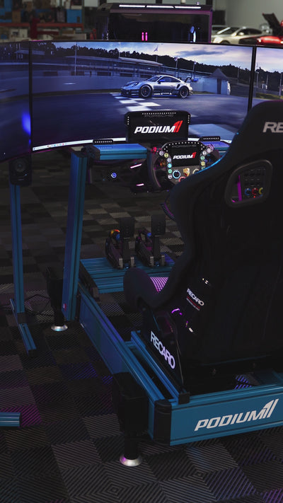 P1-RS SIM RIG W/ OFFICIALLY LICENSED PORSCHE PERIPHERALS