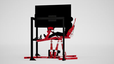 P1 Precision Senna Edition Simulator — Champion livery, side view