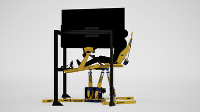 P1 Precision Senna Edition Simulator — Greatness livery, side view