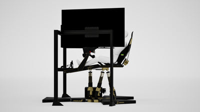 P1 Precision Senna Edition Simulator — Legacy livery, side view